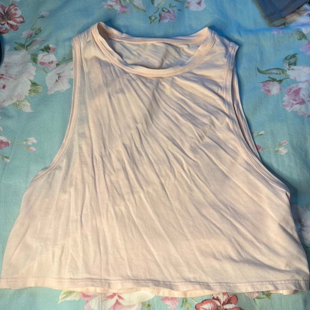 Lululemon Pink Muscle Tank